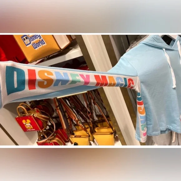 Disney Magic cropped hoodie NWT - Picture 2 of 6